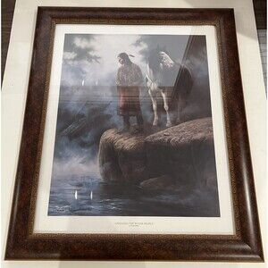 Chuck DeHaan Appeasing the Water People Ltd Edition Signed/#866/925 Print Framed